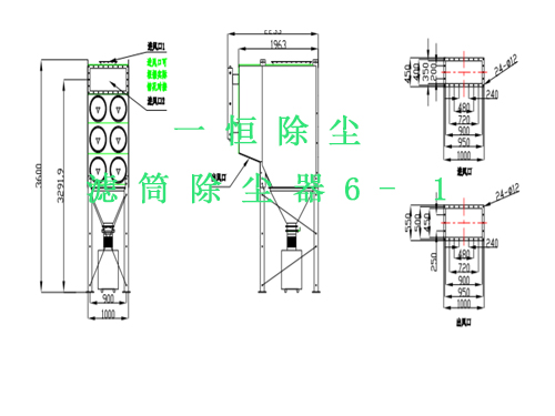 <b>濾筒除塵器</b>圖紙